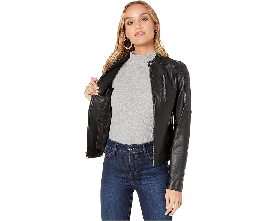 Косуха Levi's Motorcross Racer из искусственной кожи с стегаными рукавами