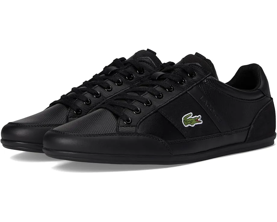Кроссовки Lacoste Chaymon Tonal с кожаным верхом и контрастной окантовкой
