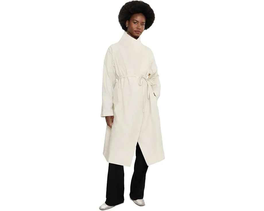 Пальто Eileen Fisher Light Cotton Nylon с драпированным воротником
