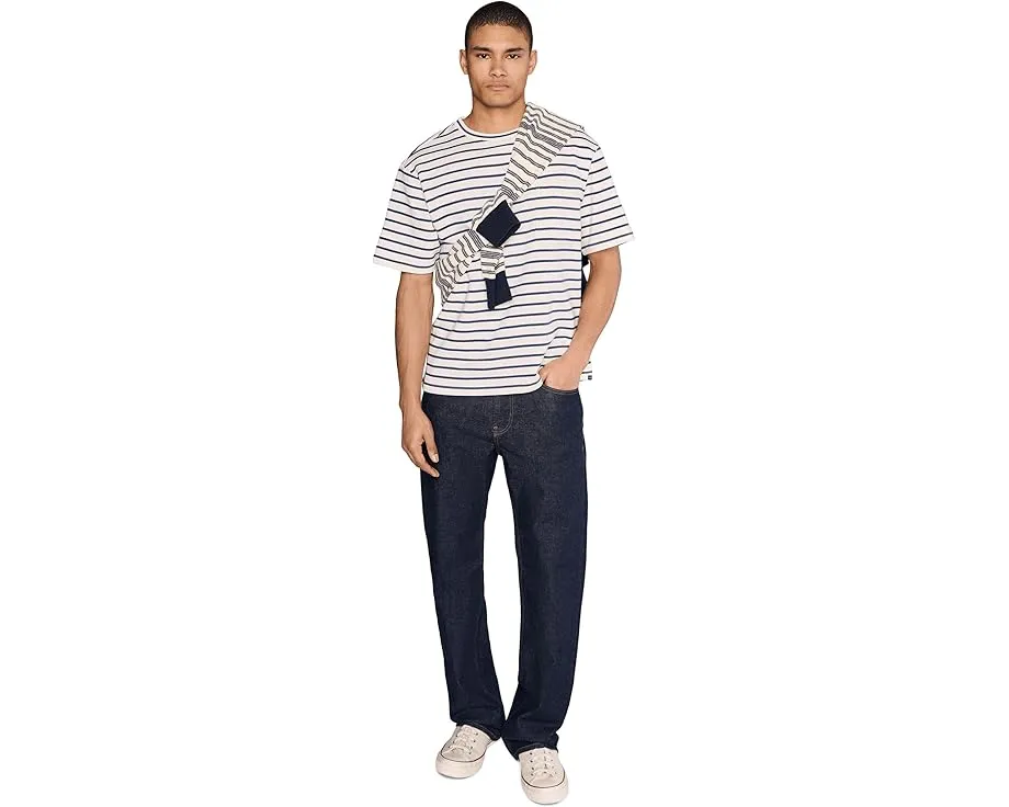 Футболка-свитшот Liverpool Los Angeles с коротким рукавом и полосками