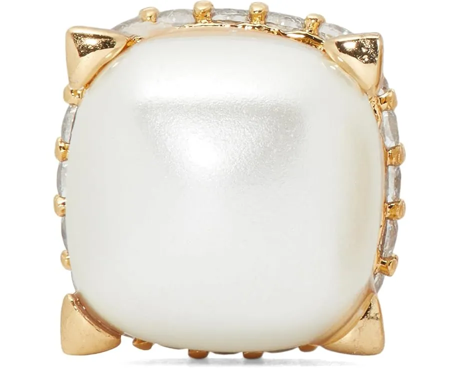 Серьги-гвоздики Kate Spade New York Little Luxuries с искусственным жемчугом и цирконием