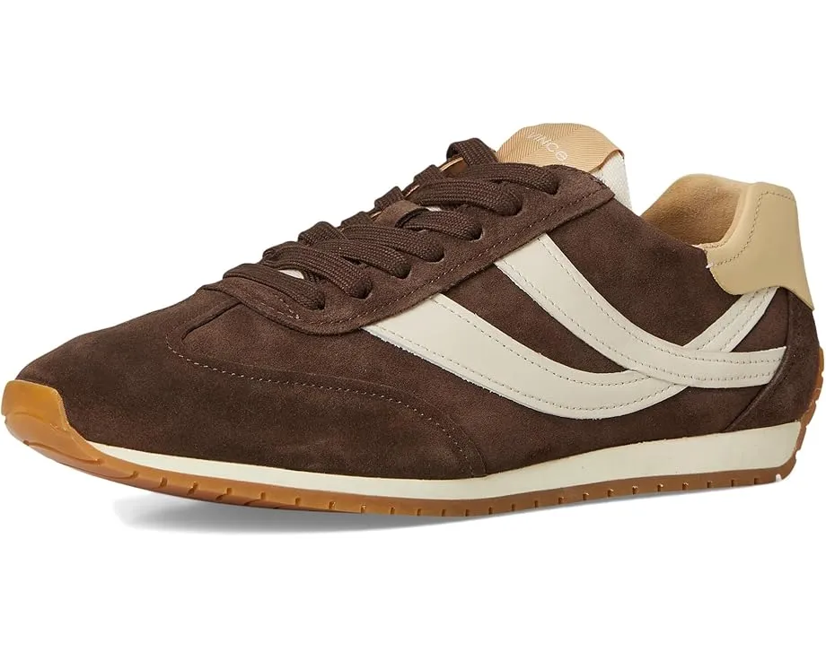 Кроссовки Vince Oasis Runner из замши с волнообразным рисунком подошвы