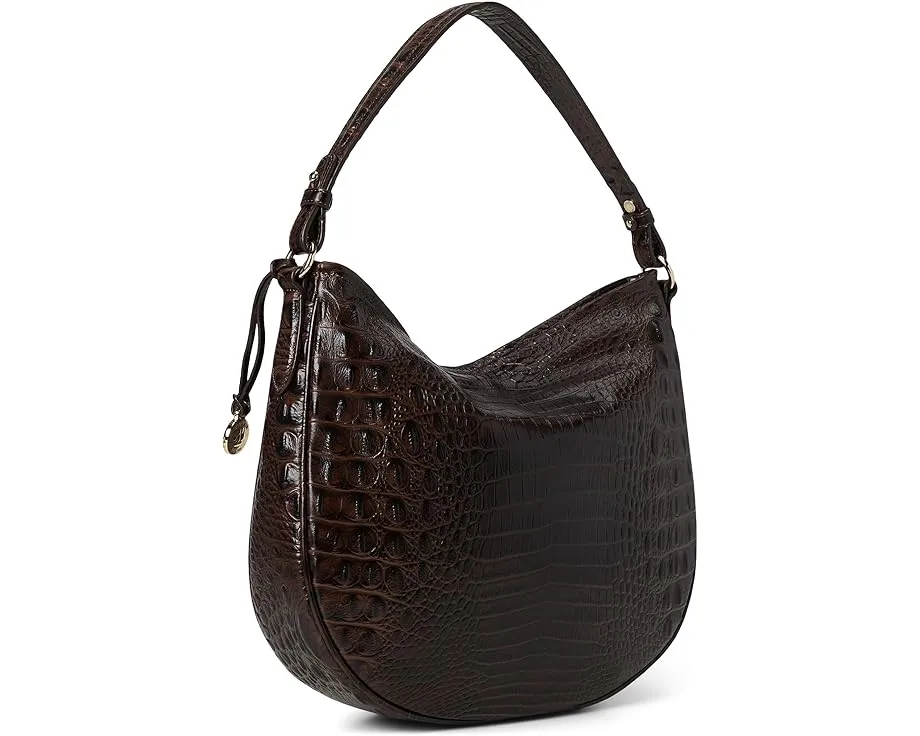 Сумка через плечо Small Kathleen с драпированным силуэтом и карманом для ручек Brahmin