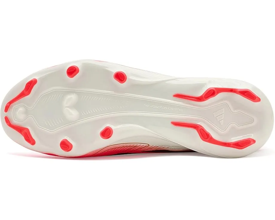 Adidas F50 Hyperfast League Mid Firm Ground детские бутсы с пулл-табом