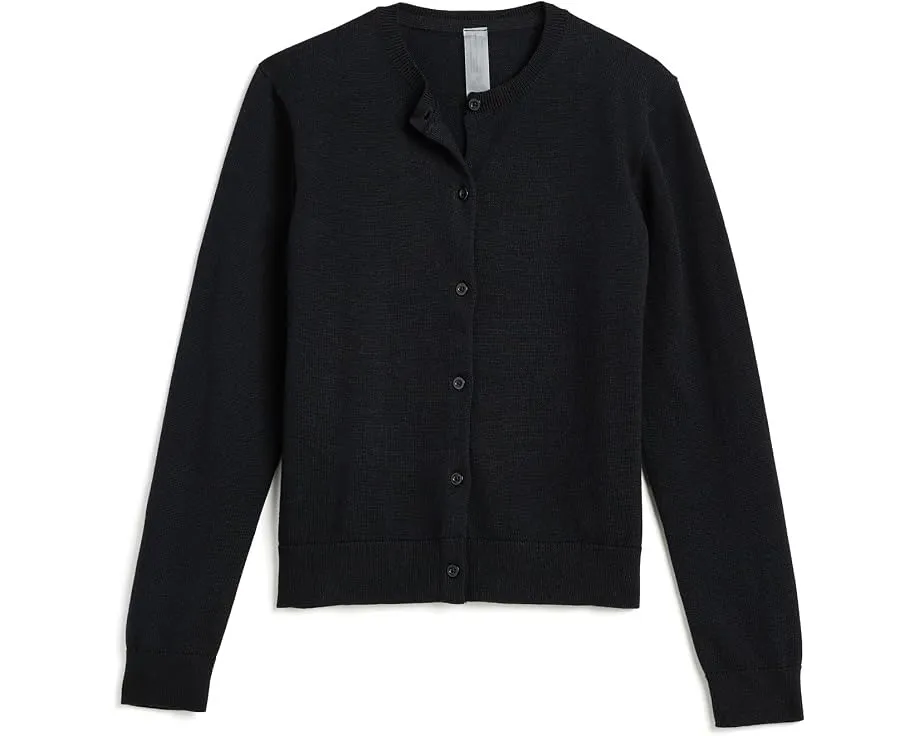 Детский хлопковый кардиган Primary Kids Cotton Cardigan Sweater черного цвета