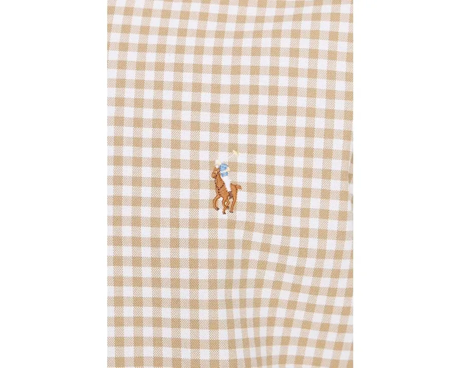 Рубашка Polo Ralph Lauren Custom Fit Gingham Oxford в клетку