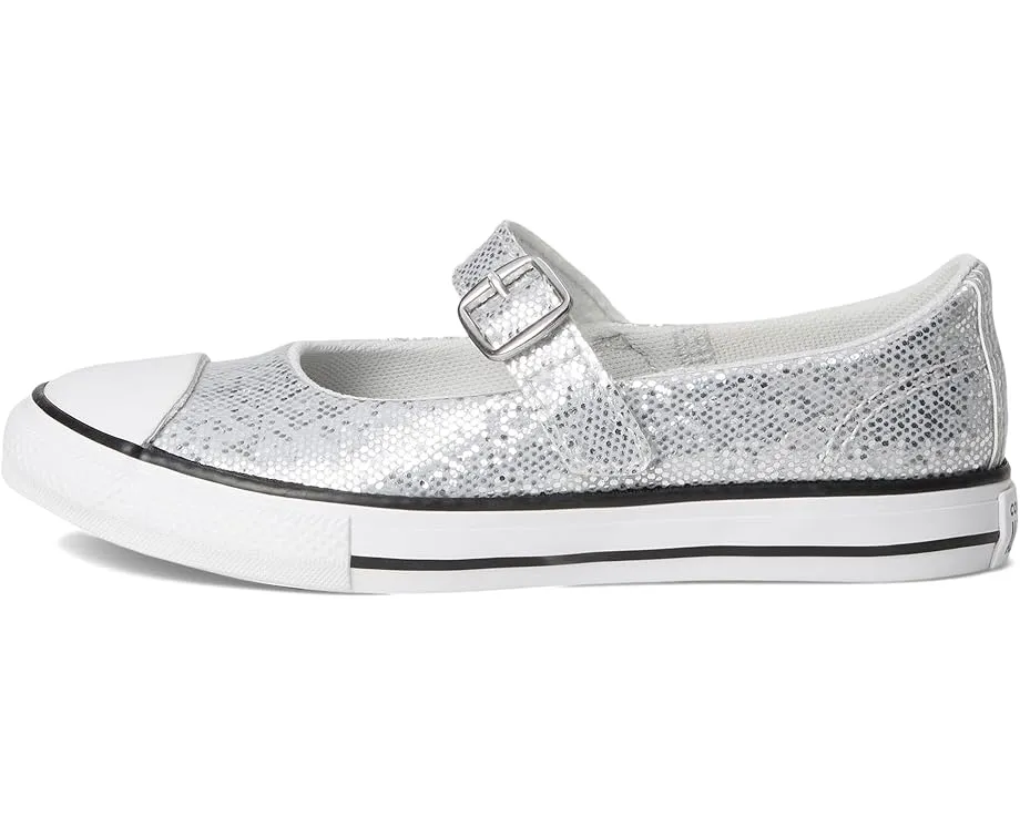 Converse Kids туфли Mary Jane Chuck Taylor All Star Dainty с блестками и пряжкой