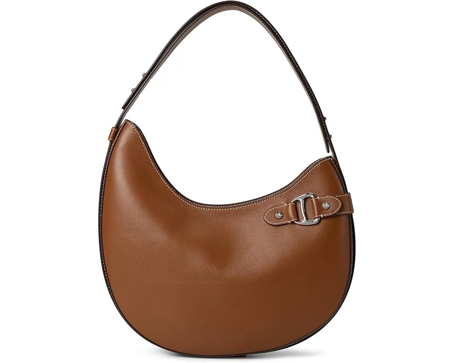 Большая кожаная сумка через плечо Tasha от Lauren Ralph Lauren