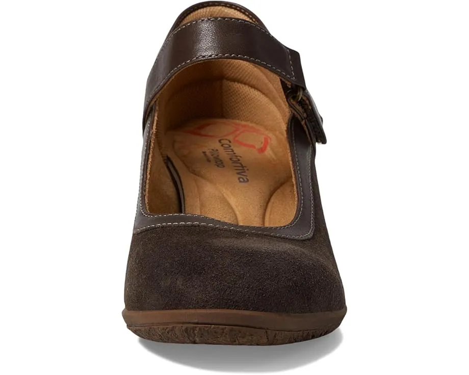 Туфли Barnes в стиле Mary Jane с ремешком на липучке Comfortiva