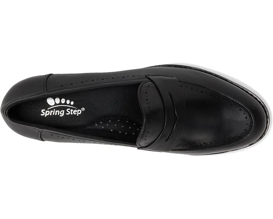 Лоферы Spring Step Loafette из премиальной кожи с перфорацией и удобной стелькой