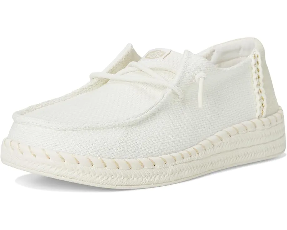 Эспадрильи Hey Dude Wendy Espadrille Woven с плетеным верхом и пробковой стелькой