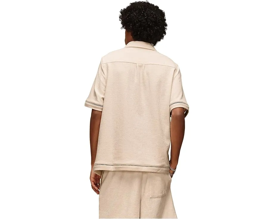 Рубашка UGG Devyn с коротким рукавом и отделкой из косы