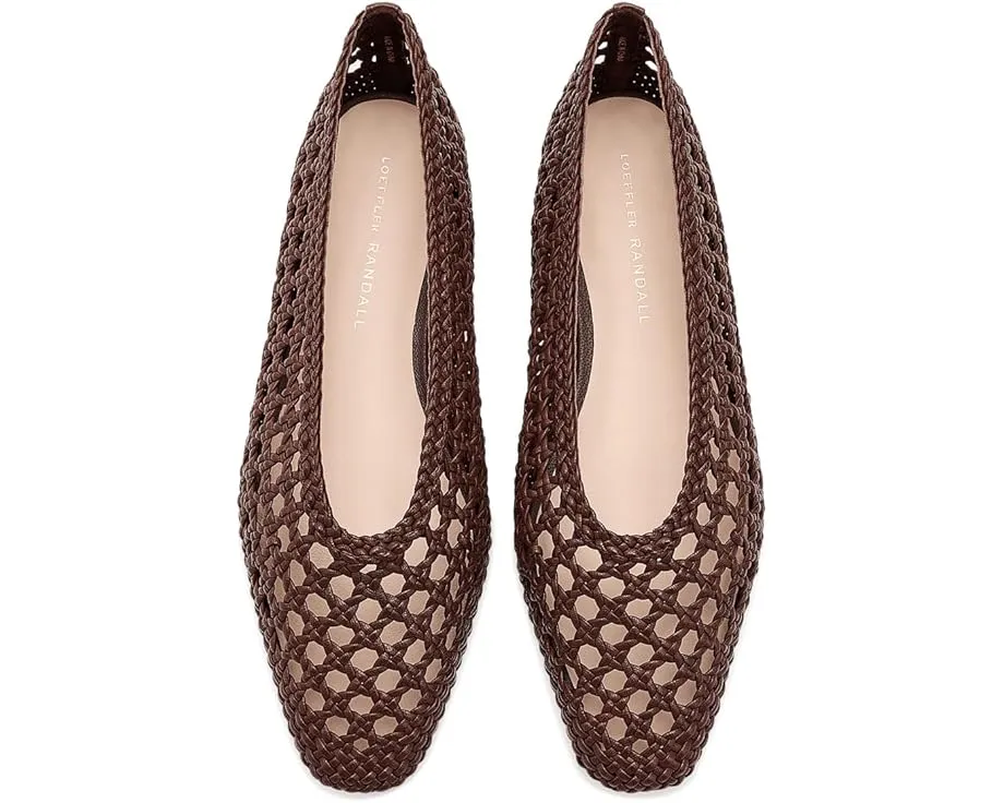 Балетки Loeffler Randall Emery с квадратным носком и кожаной подошвой