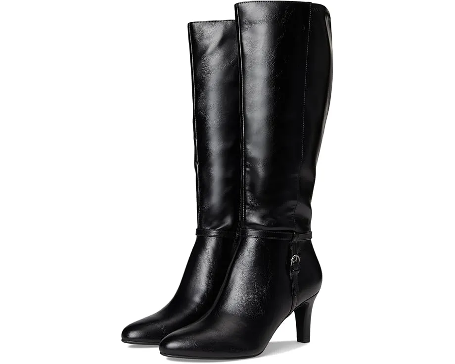 Ботинки LifeStride Galant до середины икры на шпильке с ремешком