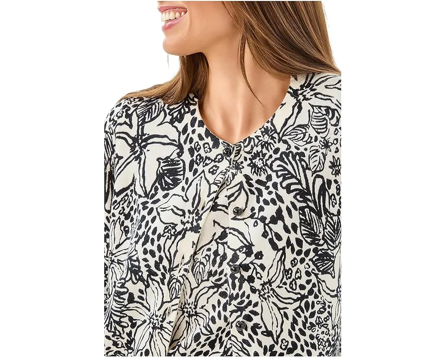 Кардиган Fairley с высокой горловиной и принтом от Lilly Pulitzer