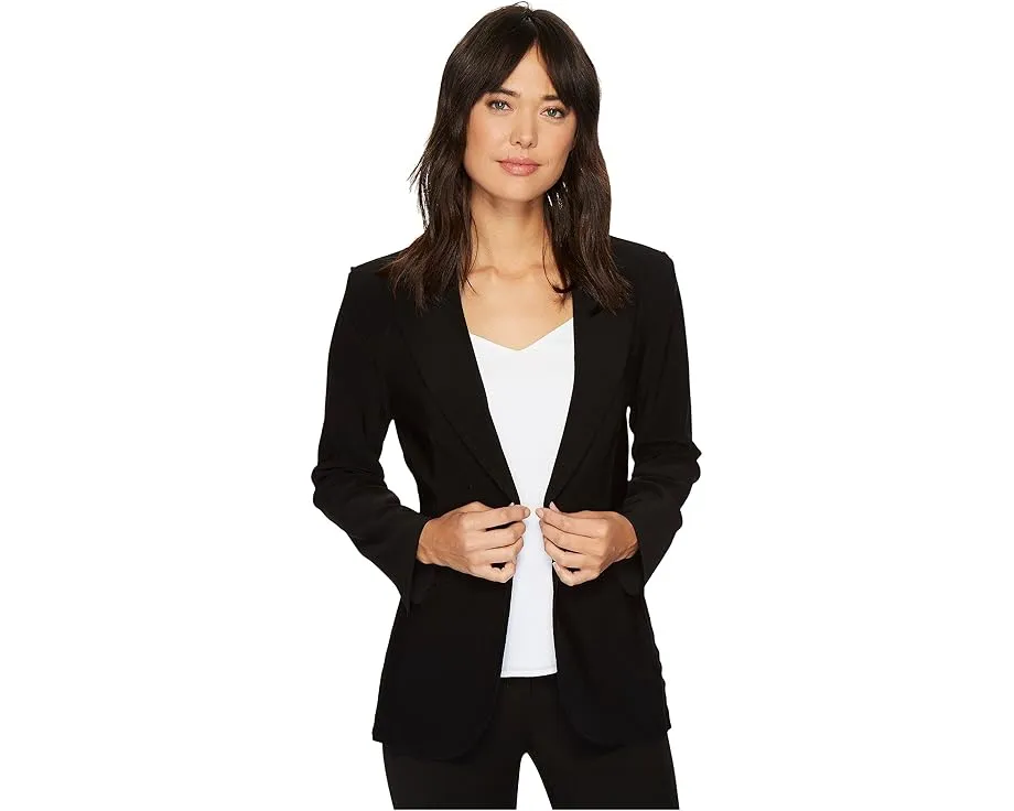 Однобортный жакет Norma Kamali приталенного кроя из эластичного поли джерси