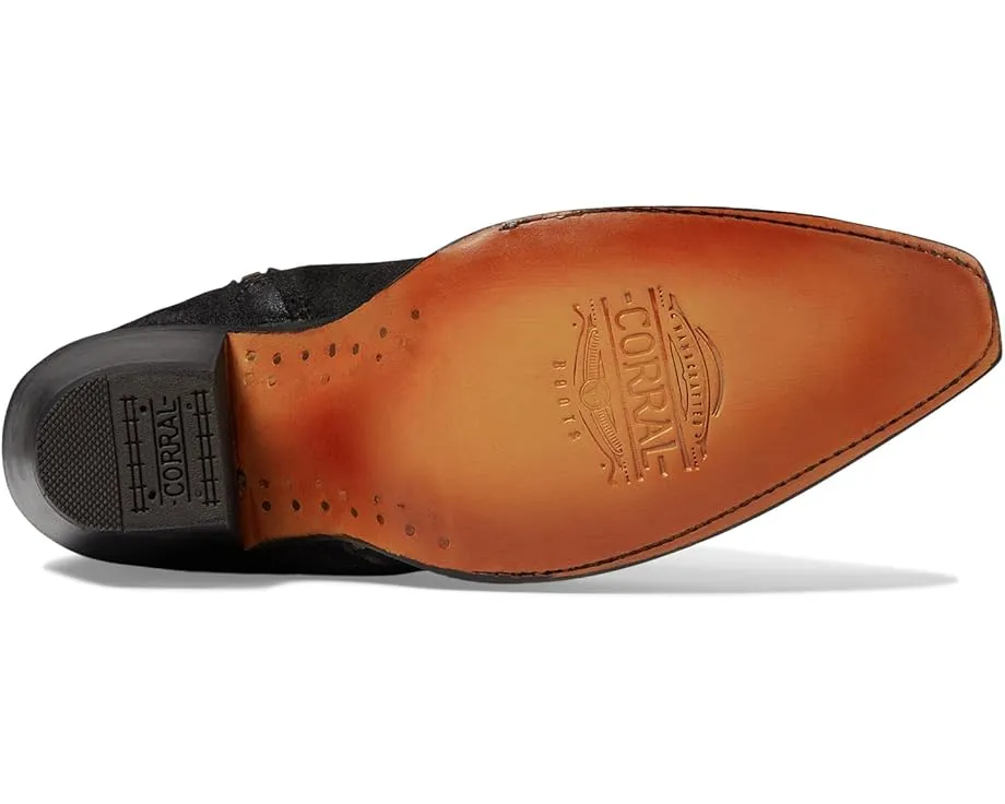 Высокие сапоги Corral C4092 с вышивкой и заклепками на молнии