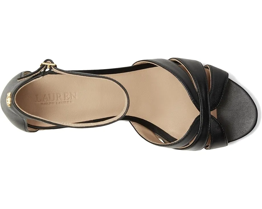 Эспадрильи-клин Lauren Ralph Lauren Nellie из кожи наппа с ремешками