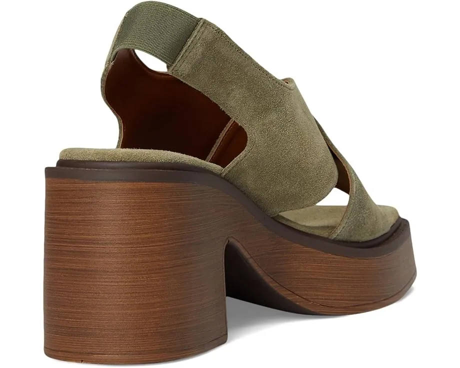Сабо Cora Platform на платформе с ремешками из замши от Free People