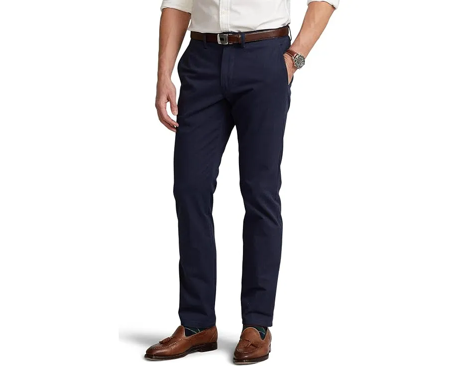 Брюки-чиносы Polo Ralph Lauren Stretch Straight Fit с вышивкой маяков