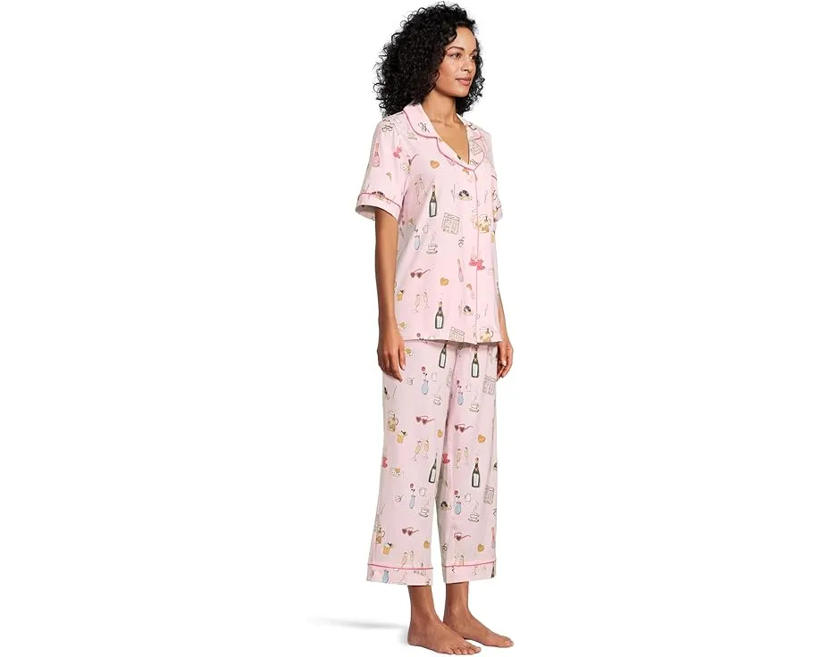 Пижамный комплект Bedhead PJs с коротким рукавом и укороченными брюками