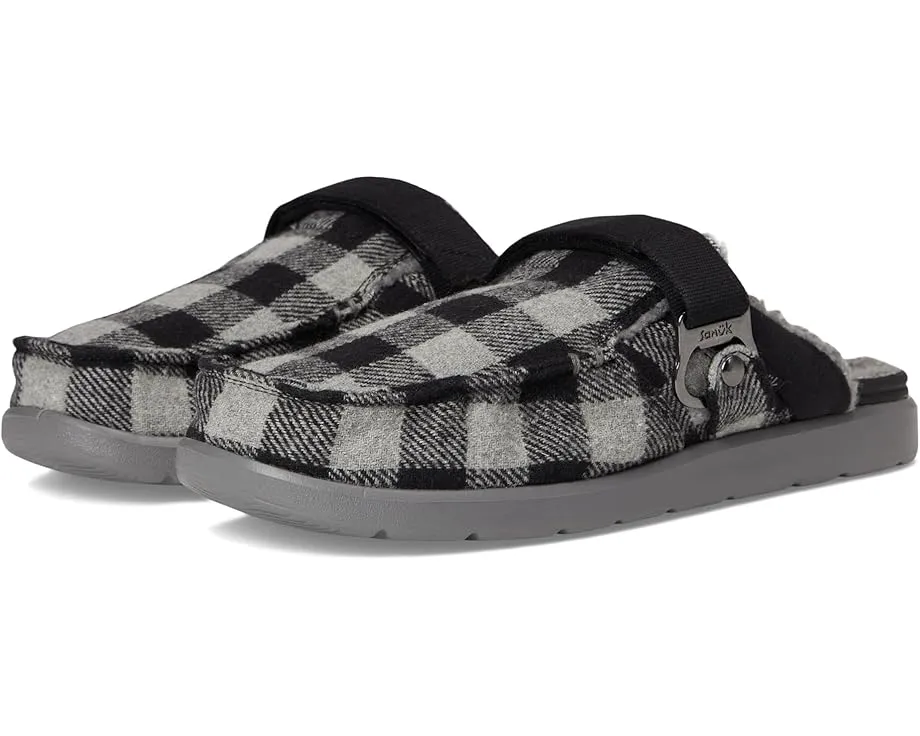 Тапочки Happy Hour Lite Buffalo Chill с искусственным мехом и открывалкой Sanuk