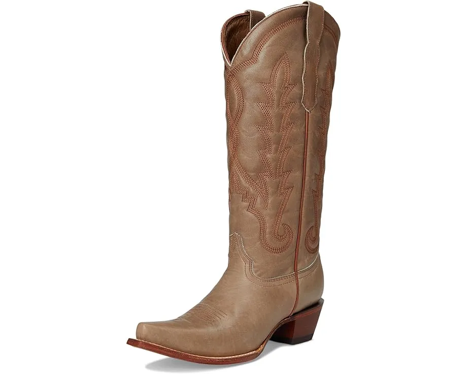 Сапоги Corral L6281 до икры с вышивкой и ковбойским каблуком