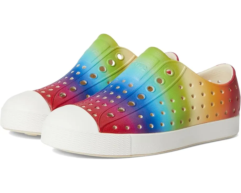 Native Shoes Kids Jefferson Print с перфорацией и легкой подошвой EVA