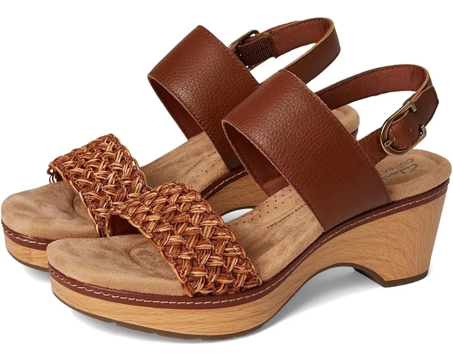 Сандалии Clarks Seannah Step с ремешком на щиколотке и застежкой на липучке