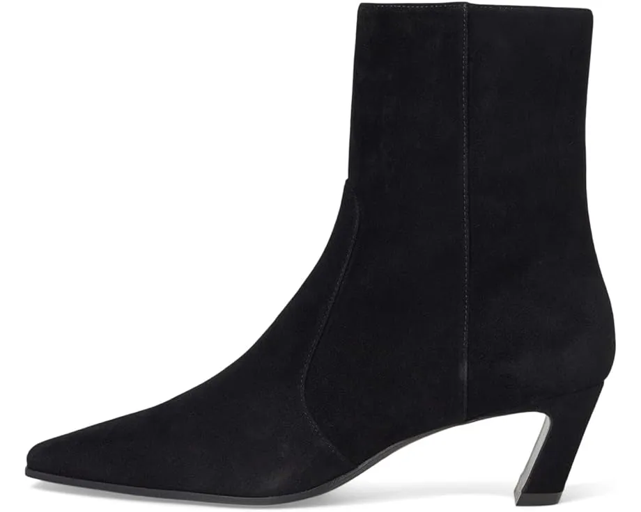 Ботильоны Stuart Weitzman Stassi Zip Bootie 50 на квадратном каблуке