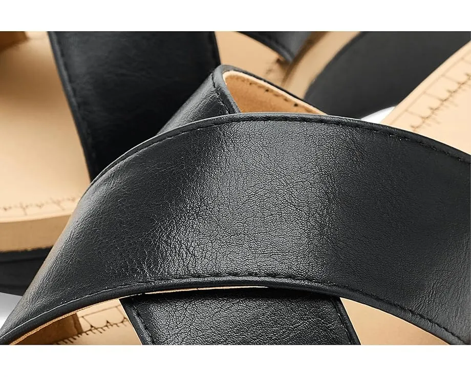 Сандалии Biara на платформе с перекрещивающимися ремешками