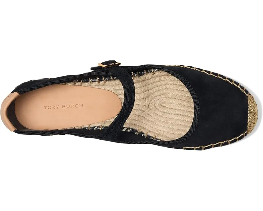 Эспадрильи Tory Burch Mary Jane с ремешком и джутовой подошвой
