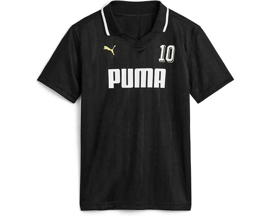 Puma Polo Showtime Pique с принтом Soccer 2026 для детей старшего возраста