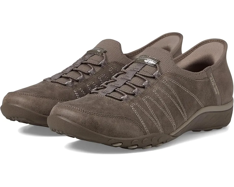 Эластичные слипоны Skechers Breathe Easy Home Body Hands Free с технологией Stretch Fit