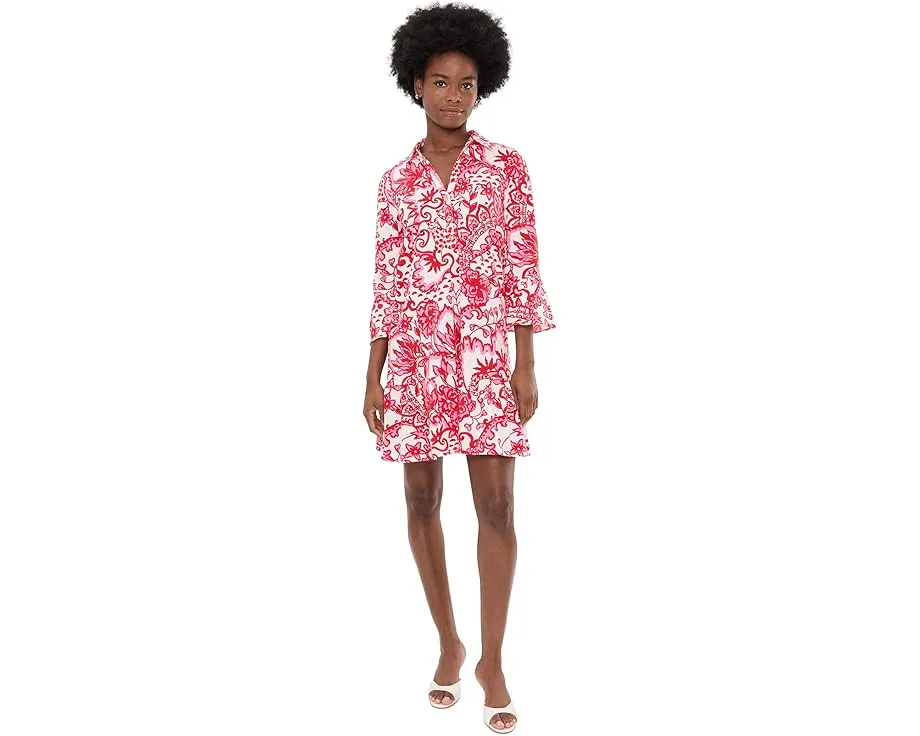 Платье Lilly Pulitzer Delany с воротником и оборками