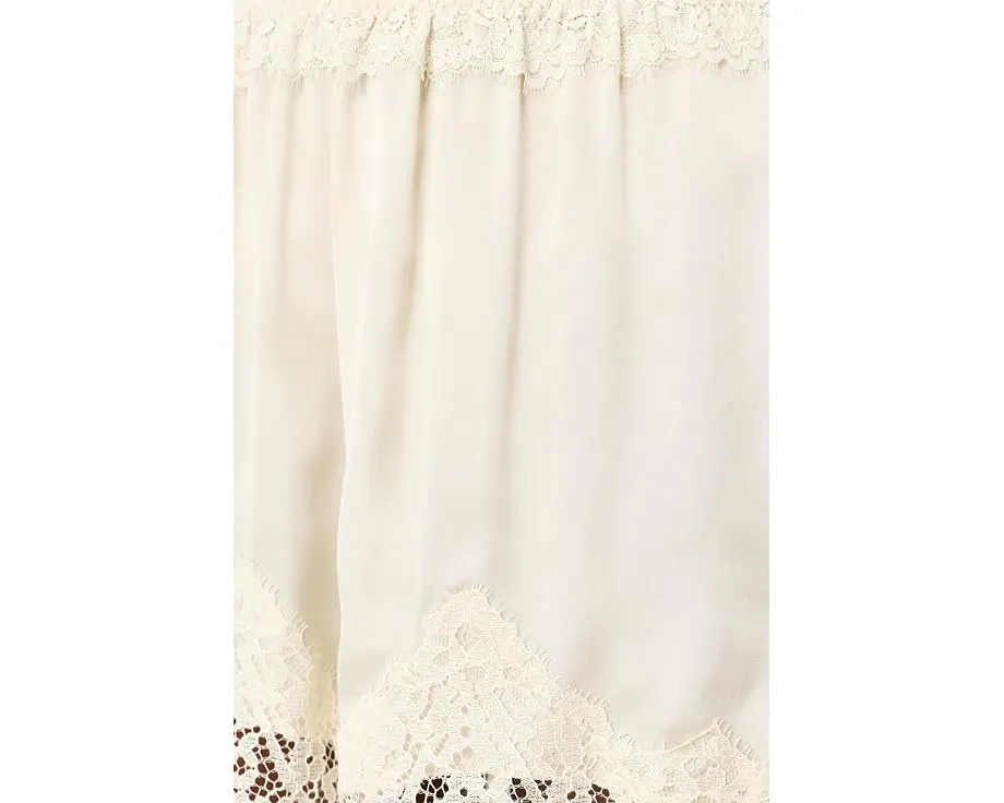 Нижняя юбка Free People Meet Me in The Middle 1/2 Slip кружевная