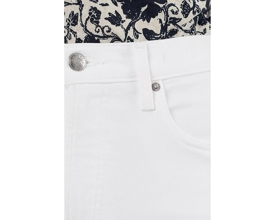 Джинсы Madewell The Stretch Flare Crop с расклешенным низом и укороченной длиной в цвете Tile White