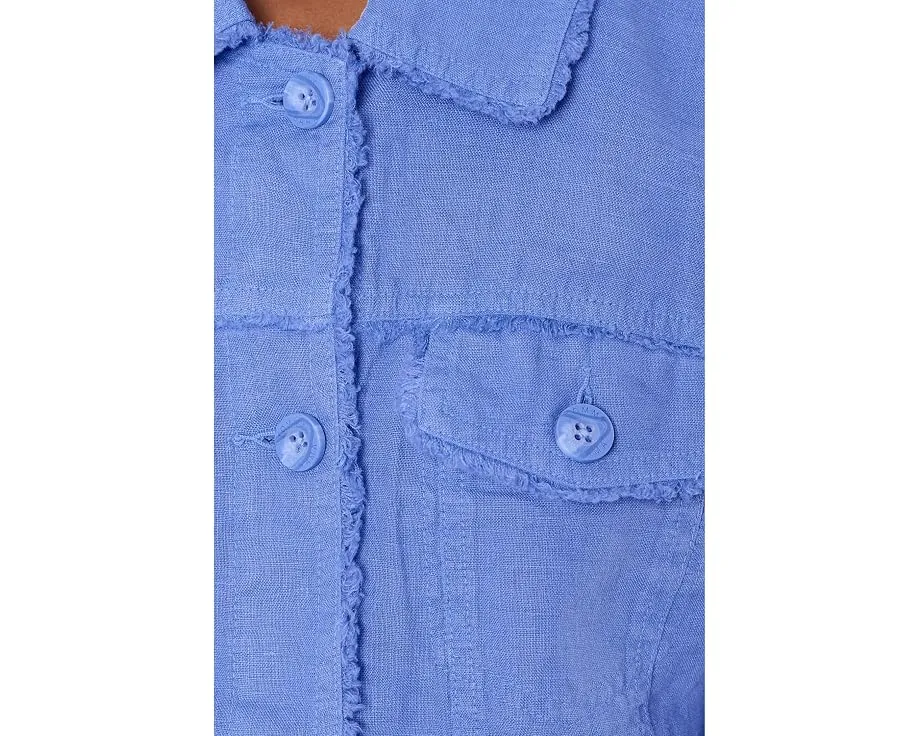 Tommy Bahama джинсовая куртка из льна с необработанным краем Two Palms