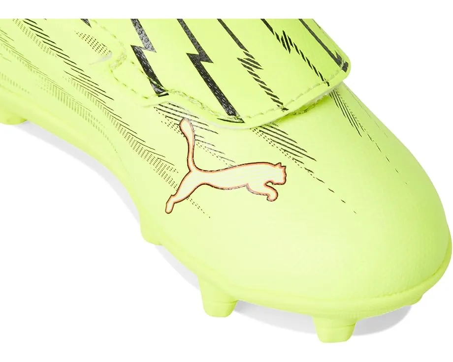 Детские футбольные бутсы PUMA Ultra 6 Play с застежкой на липучке для твердого и искусственного покрытия из переработанных материалов