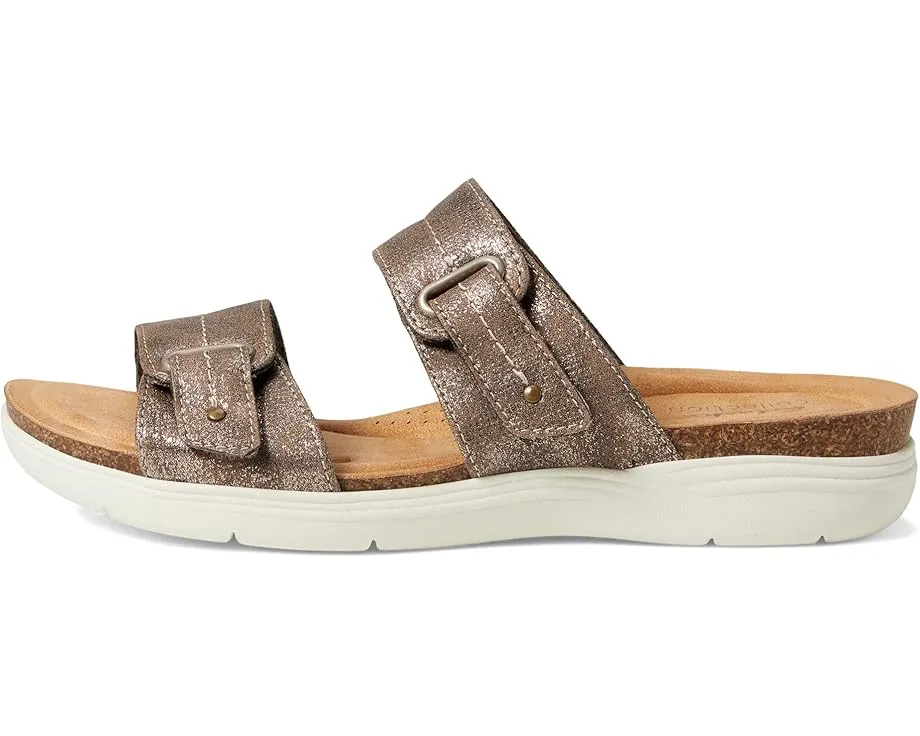 Сандалии Clarks April Dusk с двумя ремешками и гибкой подошвой