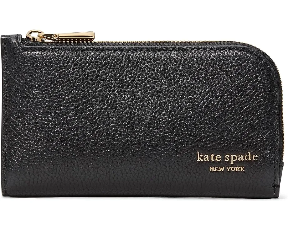 Kate Spade New York Devin Pebbled Leather компактный бифолд кошелёк
