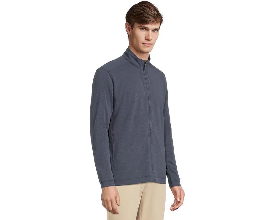 Куртка Johnston & Murphy Vintage Waffle Full Zip с вафельной фактурой