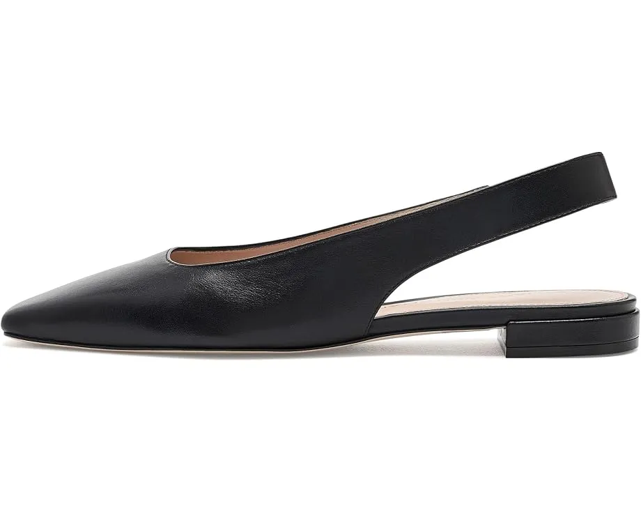 Босоножки Stassi Slingback Stuart Weitzman с леопардовым принтом на каблуке