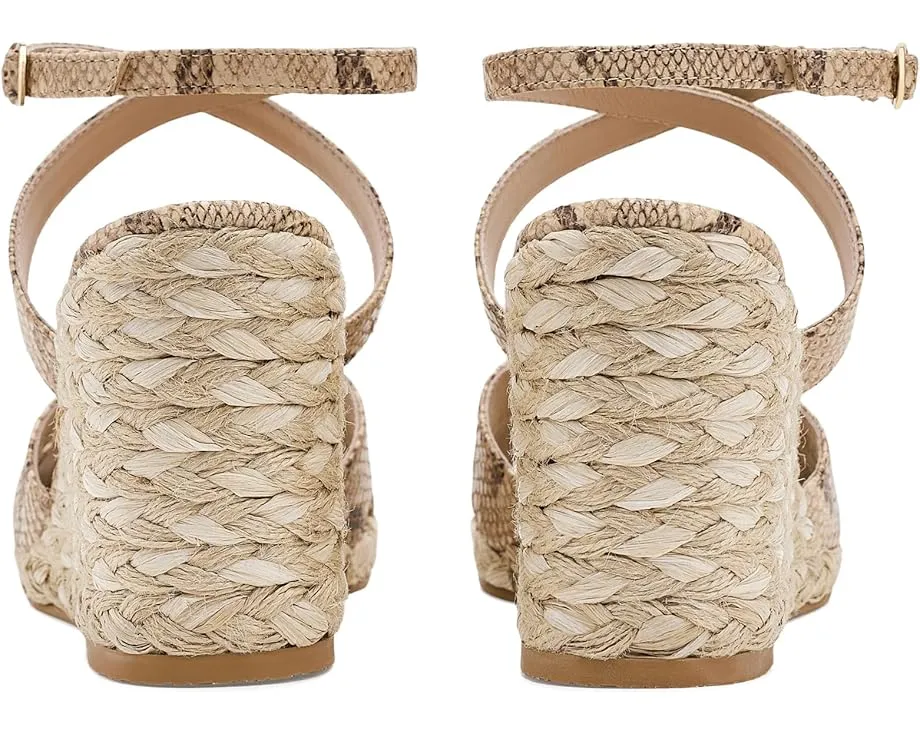 Сандалии Stuart Weitzman Alyssa на танкетке из замши и кожи