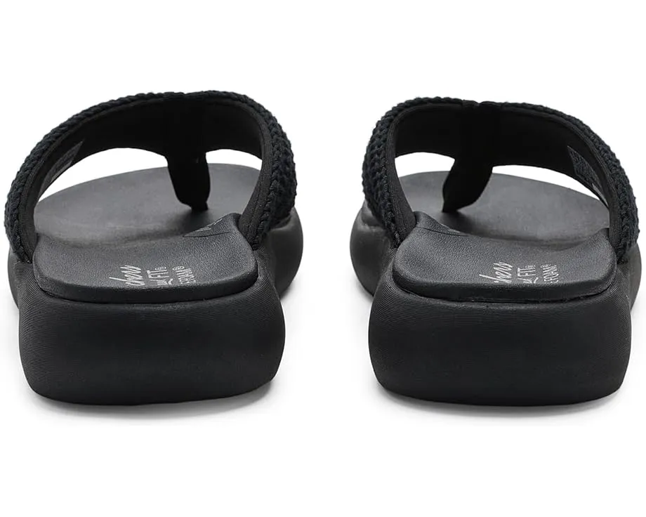 Сандалии SKECHERS Asana Luxe Valley Chic 2 с плетеным трикотажным верхом и просторной посадкой