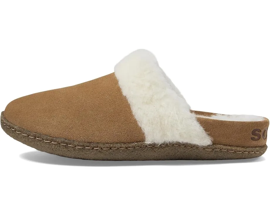 Домашние тапочки-слипоны SOREL Nakiska™ Slide II с искусственным мехом и резиновой подошвой