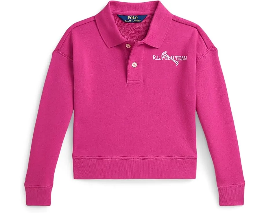 Толстовка Polo Team из махровой ткани с воротником-поло для малышей и младших детей Polo Ralph Lauren