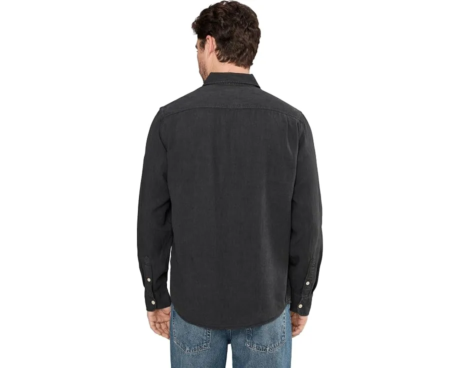 Рубашка Faherty The Tried And True Chambray Workshirt из смеси TENCEL и льна