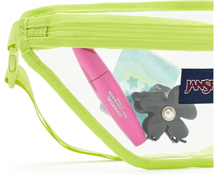 Сумка на пояс JanSport Clear Waistpack яркая для концертов и фестивалей