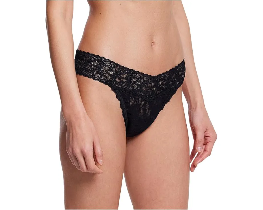 Трусики-стринги Hanky Panky Signature Lace Leakproof Original Rise Thong